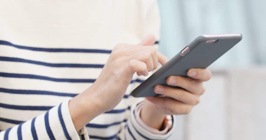 Using smart phone